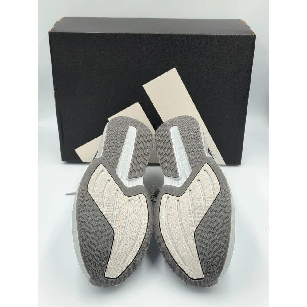 Adidas Duramo Speed 2 Men’s 10.5 Women’s 12 Running Shoes Silver Grey KJ2867 NIB